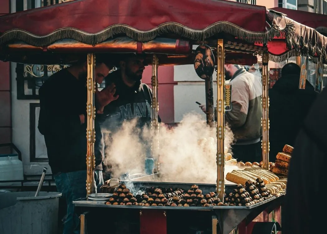 best istanbul photos tourism street food kestane chestnut