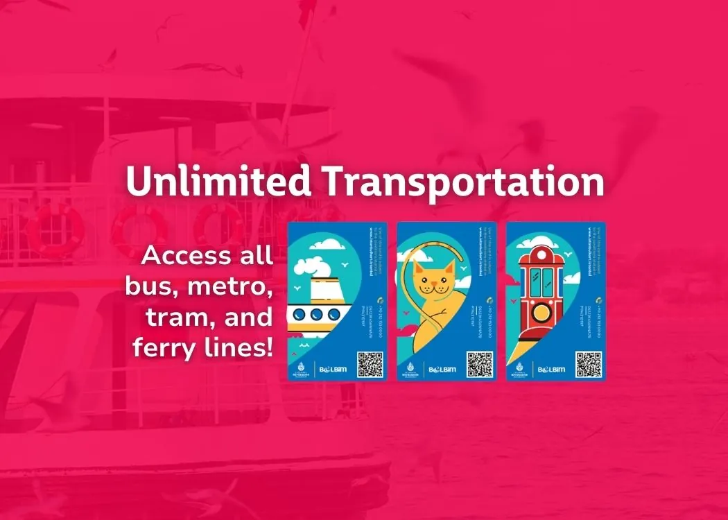 istanbul unlimited transportation city card pass